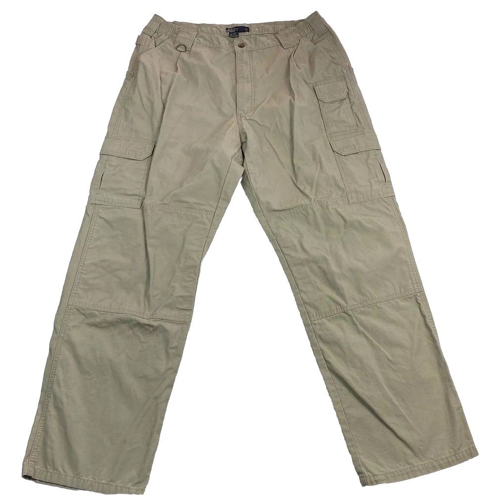 5.11 Tactical 74521 Cotton Canvas Men's Pants Size 36"x32" Khaki Outdoor Utility